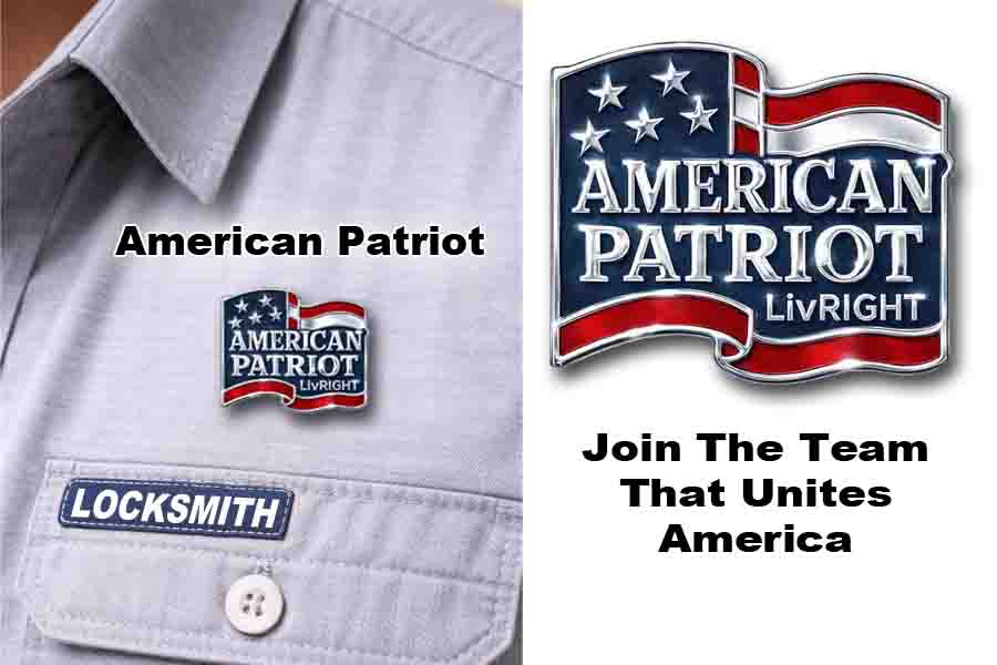 American Patriot Lapel Pin - LivRIGHT