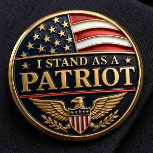 I Stand As A Patriot Chrome - LivRIGHT